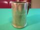 Antique Brass Arts & Crafts Era Tankard With Faux Horn Handle Metalware photo 5