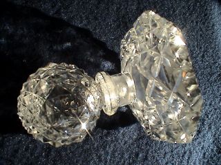 Vintage Victorian England Perfume Bottle Scent Cut Crystal Vile $1 photo