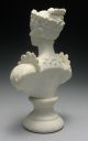 Unique 19c.  Antique Early Parian Ware Princess Queen Porcelain Bust Figurines photo 3