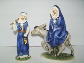 1959 Goebel Flight Into Egypt Mary And Baby And Seperate St Joseph photo