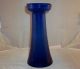 Antique Free Blown Cobalt Hyacinth Vase Vases photo 1