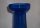 Antique Free Blown Cobalt Hyacinth Vase Vases photo 2