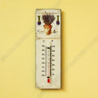 European Country Style Antiquated Thermometer Decorative Board For Ornament Use photo