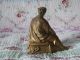 Antique Metal Statue Of Woman - Paris Chic,  Shabby Cottage,  Victorian,  Old Fash Metalware photo 1