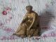 Antique Metal Statue Of Woman - Paris Chic,  Shabby Cottage,  Victorian,  Old Fash Metalware photo 2