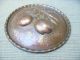 19thc Arts & Crafts Copper Charger With Apples Metalware photo 1