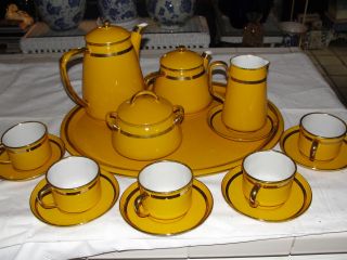 German (vewag) Enamelware Tea Set photo