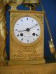 An Empire Gilt - Bronze Mantel Clock Early Xix Century Paris Clocks photo 10