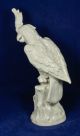Mottahedeh White Figurine Parrot On Tree Trank 16 