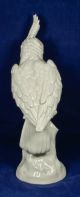 Mottahedeh White Figurine Parrot On Tree Trank 16 