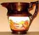 Museum Quality Early 1800s Staffordshire Copper Luster Jug Pitcher Creamer Pitchers photo 1