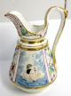 Gorgeous Antique 19thc French Porcelain Creamer Pitcher Putti Eating Grapes Nr Pitchers photo 1