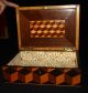 Antiqe English Wooden Box With Parquetry Circa 1860 - Collectible Storage (3907) Boxes photo 1