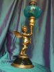 Antique French Oil Lamp Ancienne Lampe Circa 1895 ' S Lamps photo 3