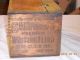 Antique Wood Box With Tongue & Groove Joinery Sanford ' S Premium Writing Fluid Boxes photo 1