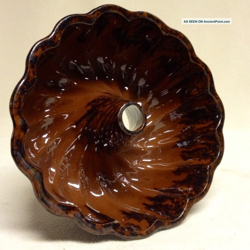 Antique Stoneware: 19thc.  Pa Redware,  9 