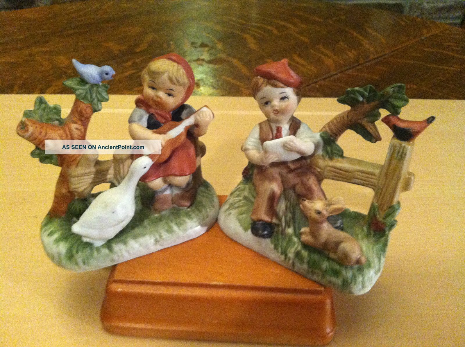 Homco/betson? 4 Figurines In Good Condition - See Pics - Made In Japan Figurines photo