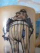 Antique Palmer Cox Brownie Policeman Caricature Mug Austria Hand Painted Cups & Saucers photo 1