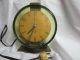 Antique Brass Westclox Oracle Art Deco Electric Desk Clock Works Clocks photo 4