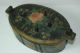 Antique Scandinavian Hand Painted Rosemailing Bentwood Tine Svepask Puzzle Box Boxes photo 10