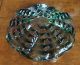 Wonderful Art Deco Green/black Banded Scalloped Centerpiece Bowl Bowls photo 2