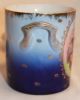 Victoria Austria Vintage Condensed Milk Jam Jar Lidded Cobalt Blue Gold Trimmed Creamers & Sugar Bowls photo 4