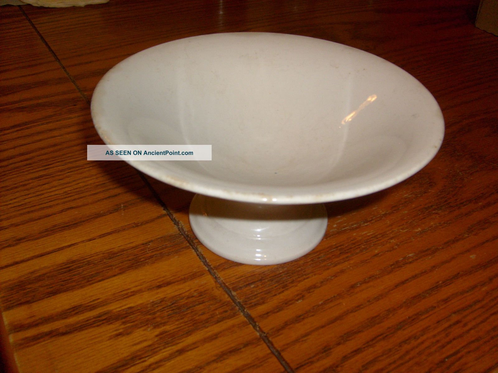 Old J&g Mearin Co.  Ironstone China Pedastal Bowl,  8 