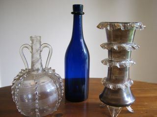 Early Blue Wine/whisky Decanter photo