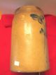 Antique Stoneware Crock - Cobalt{art} Decorated - 10 