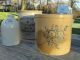 Antique Stoneware 4 Gal.  Blue Decorated Crock Crocks photo 9