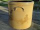 Antique Stoneware 4 Gal.  Blue Decorated Crock Crocks photo 1
