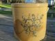 Antique Stoneware 4 Gal.  Blue Decorated Crock Crocks photo 4