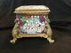Fabulous French Enamel Casket Box Complex With No Enamel Missing Other photo 3