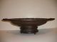 Antique Swiss Brienz Black Forest Fine Wood Carving Flower Music Box Tray Bowl Bowls photo 3