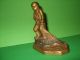 Little Fisherman Boy Bronze Figurine Statue Sculpture Fischer Bronze Figur Metalware photo 1