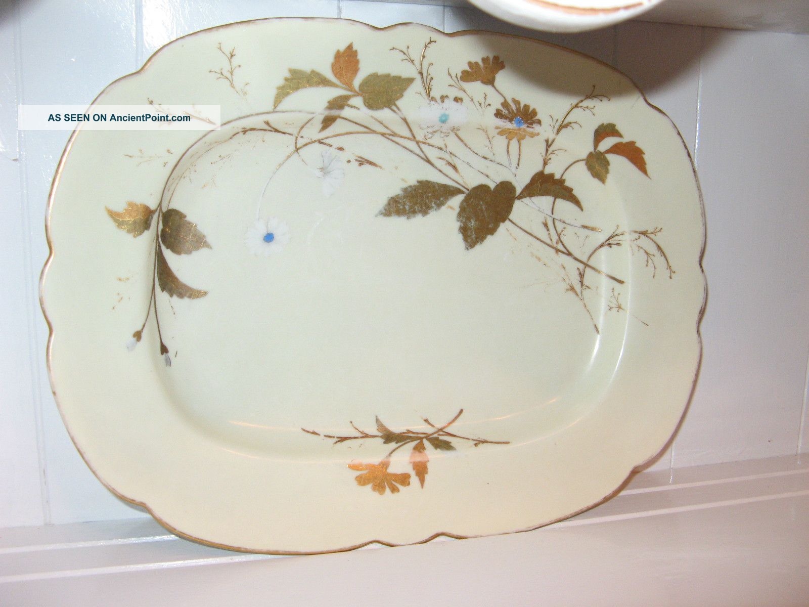 Antique 1800 ' S (?) Large Platter B.  Nathan & Co San Francisco Victorian Platters & Trays photo