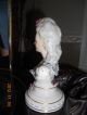 Chantilly China Antique Victorian Bust Of Lady,  Mint Conditon,  Circa 1920 ' S Figurines photo 2