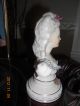 Chantilly China Antique Victorian Bust Of Lady,  Mint Conditon,  Circa 1920 ' S Figurines photo 3