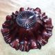 Millersburg Carnival Glass 8.  5 Inch Grape Wreath Variant Bowl - Amethyst Bowls photo 3