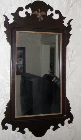 Antique Chippendale Style Mirror See Pictures See Pictures photo