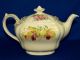 Royal Doulton Orchid Flowers Teapot D 5215 Vintage 1930s England China Tea Pot Teapots & Tea Sets photo 1