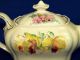 Royal Doulton Orchid Flowers Teapot D 5215 Vintage 1930s England China Tea Pot Teapots & Tea Sets photo 3