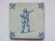 A Dutch Delft Tile With The Trade Of A Rat - Catcher +++++++++ Tiles photo 1