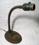 Antique/vintage Art Deco Industrial H L G Cast Iron Lamp/gooseneck Lamps photo 4