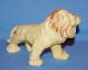 Vintage 1955 Japan Porcelain Ceramic Yellow Pottery Lion Wild Cat Figurine Figurines photo 7