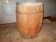Vintage Wood Nail Keg Barrel Umbrella Holder 18 Inches T X 13 In Across Other photo 2