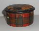 Clark ' S Spool Cotton Thread Box 19th Century Antique Tartan Ware Boxes photo 5