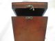 Very Cool Wooden Box.  Plush Lined, .  Decorative Dark Wood. Boxes photo 4