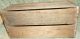 Antique Wood Wooden Storage Large Crate Red Sides 19 Faded Lettering & Primitives photo 7