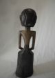 Large (20 In) Carved Wood Figure Thai / Siamese/ Indonesian/primitive Carved Figures photo 4